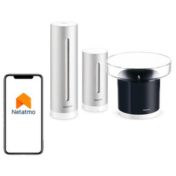 NETATMO Zestaw NBU-NWS-NRG Inteligentna Stacja Pogodowa + Deszczomierz