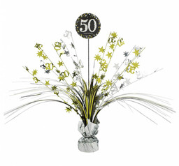 Dekoracja stołu na 50-tke - 33 cm -