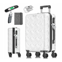 Kesser Walizka twarda duża tworzywo sztuczne Snow Biała