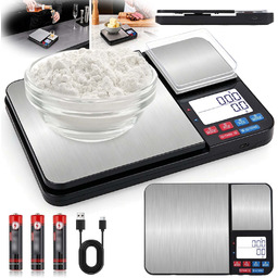 Waga Kuchenna Elektroniczna Precyzyjna 1G 10KG Tara Jubilerska