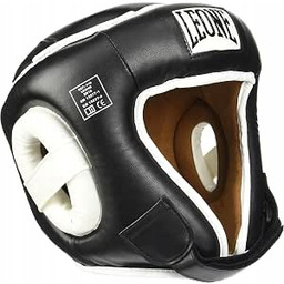 Kask Bokserski Leone 1947 Combat CS410 Czarny M