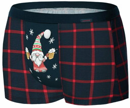 Bokserki Świąteczne Cornette 007/69 GNOME 2 granatowe