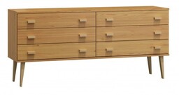 Komoda sosnowa drewniana Venuci nr2 155 cm 3s