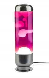 Lampka Lawa Lampa Lava magma Magmowa Kapsuła Pink