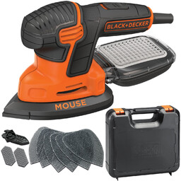 Szlifierka oscylacyjna akcesoria walizka Black Decker KA2500K