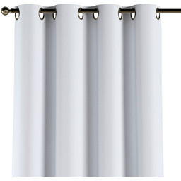 Zasłona na kółkach 1 szt., biały, Blackout FR