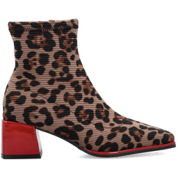 Botki na niskim obcasie - GIOSEPPO 76713 PANTERKA