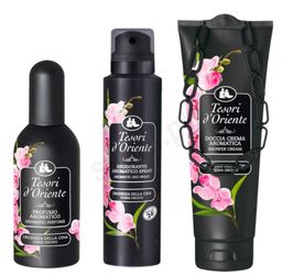 Tesori d''Oriente Zestaw - Chińska Orchidea (perfumy+dezodorant+żel pod