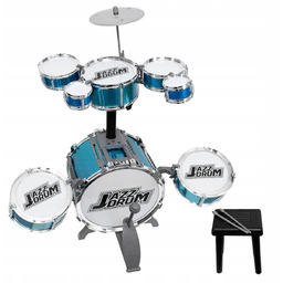 Zestaw Perkusyjny Dla Dzieci Jazz Drum 8 Bębnów