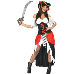 Kostium Elżbieta Pirat damski