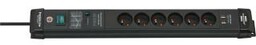 Brennenstuhl Premium-Line 1951164603 6 gniazd 3m Czarny Listwa