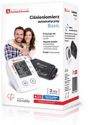 ZYSKAJ ZDROWIE Ciśnieniomierz automatyczny BASIC 3UG1-2P, 1 szt.