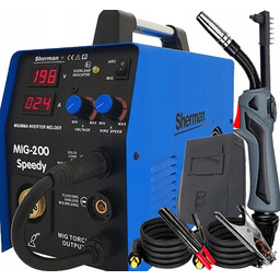 Spawarka Inwertorowa Migomat Półautomat Sherman Mig 200 Speedy