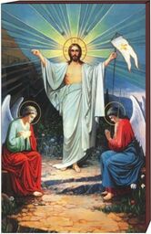 Magnes z Jezusem Zmartwychwstałym i aniołami