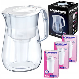 Zestaw dzbanek filtrujący Aquaphor Provence biały 3 filtry