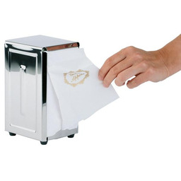 Serwetnik, stal nierdzewna, polerowany, 12x9.5x18.5 cm APS 11720