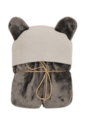 Babymatex Kocyk Koala Muślin 95x95 ciemny brązowy