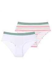Bawełniane niskie figi damskie (2 pack) LPN 904