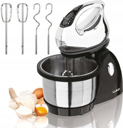 Mikser Kuchenny Ręczny 200W Z Misą 3L Tryb