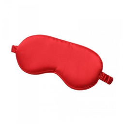 Satynowa Maska do spania na oczy - czerwona