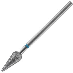 Frez diamentowy grusza ostra niebieska Staleks Expert 5/12mm
