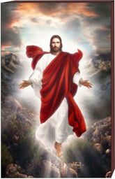 Magnes z Jezusem wstępujacym do nieba