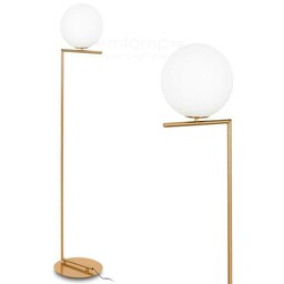 Italux Stojąca LAMPA podłogowa CONDI MLM-7475/1-G MDECO loftowa