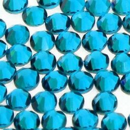 Cyrkonie do paznokci szklane SS10 Blue Zircon ok.50