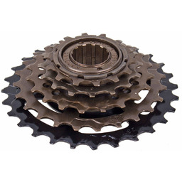 Wolnobieg Verso 5-rzędowy 14-28T index czarno-brązowy