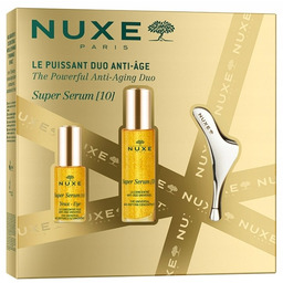 NUXE SUPER SERUM ZESTAW SERUM 30ml+SERUM POD OCZY+MASAŻER