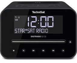 TechniSat DigitRadio 52 CD Czarny Radiobudzik