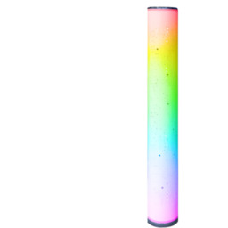 Lampa podłogowa LED Stella RGB+W z pilotem biały