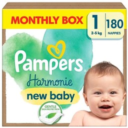 Pampers Harmonie Pieluszki rozmiar 1 New Born 2-5kg,