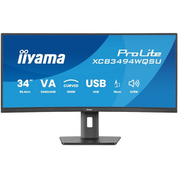 Monitor iiyama ProLite XCB3494WQSU-B1 34 Zagięty Uwqhd Va