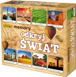 Memory odkryj świat, gra towarzyska, Adamigo