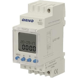 ORNO PRE-451 Elektroniczny Programator Zegar Czasowy na Szynę