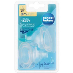 CANPOL BABIES EasyStart Smoczki silikon mini szybki