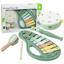 Zestaw Drewniany Instrumentów Muzycznych 18ms Classic World