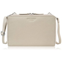 Damska mała torebka skórzana kopertówka na ramię