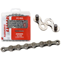 Sram Łańcuch PC 850 114 ogniw 6/7/8-rzędowy, szary,