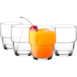 Glasmark KROSNO 200 ml, zestaw 4 szklanek szklanych,