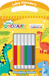 Lubię Dinozaury Ulubione kolorowanki Poznajemy dinusie