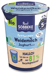 Sobbeke Jogurt naturalny 1,5 % 500 g (EKO)