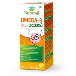 NATURELL Omega-3 Uczeń - płyn, 150ml