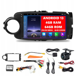 Radio Android 13 Toyota Yaris III 2011-2019 Android