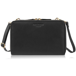 Damska mała torebka skórzana kopertówka na ramię