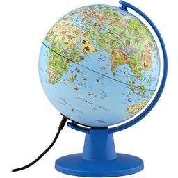 Tecnodidattica- Illuminated geographic globe (0316LCSASP7NN04B)