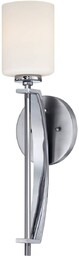 Quoizel Kinkiet Taylor QZ-TAYLOR1L-BATH chromowana oprawa w nowoczesnym