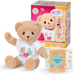 BABY born Piwo - Zachte teddybeer stawia beweegbare