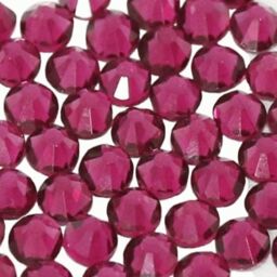 Cyrkonie do paznokci szklane SS10 Fuchsia ok.50 szt
